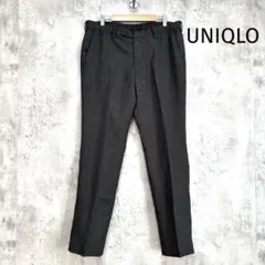 【UNIQLO】西裝褲 炭灰色 輕薄 春夏 口袋