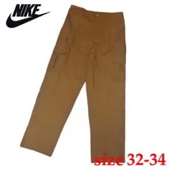 新品　サイズ32-34（Lサイズ位）　ナイキ　クラブ カーゴパンツ　ブラウンのサムネイル