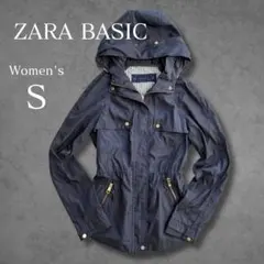 ZARA BASIC マウンテンパーカー　ドローコード　カジュアル　トラッド