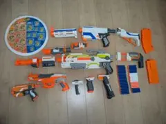 NERF ナーフ トイガン まとめ売り 5点+ジャンク1 - メルカリ