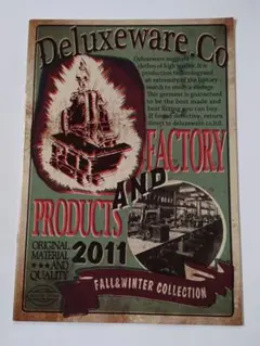 2011 Deluxeware.Co　カタログ　デラックスウエア