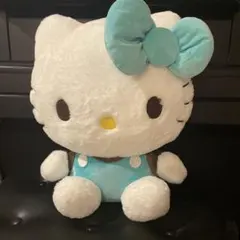 Hello Kitty ぬいぐるみ 水色リボン