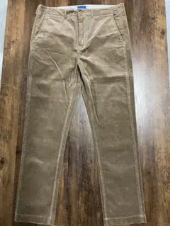 BEAMS ベージュ コーデュロイパンツ　サイズL
