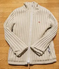BURBERRY RICK LABEL ベージュ セーター L