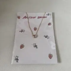 ALLISON BROWN ハートモチーフ ネックレス2連セット - メルカリ