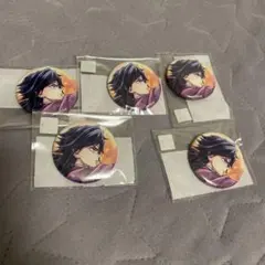 鬼滅の刃　冨岡義勇　「繋ぐ」　描き下ろしイラスト　缶バッジ 5個セット