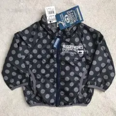 新品★RUGGEDWORKS ドット柄 ポケッタブル ジャケット 80 ベビー