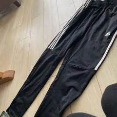 adidas ブラック ロングパンツ 150