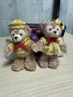 ディズニー 30周年 限定デザイン ダッフィー&シェリーメイ ミニぬいぐるみ