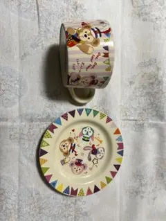 ダッフィー ディズニーシー 35周年記念 スーベニアプレート マグカップ