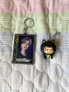 吉野北人キーホルダー、まねきねこ（レア）セット