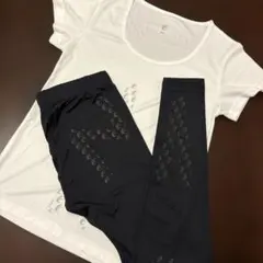 RELIVE　レディース　スパッツ・二分袖インナー　セット