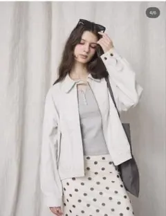 mieya mieya WIDE LACE BLOUSON