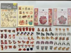 ダイソー & キャンドゥ & 文具店購入シールまとめ売り