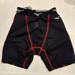 Mizuno スライディングパンツ 140 ブラック/レッド