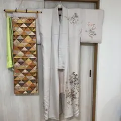 豪華訪問着　正絹総刺繍5点セット　一つ紋のサムネイル