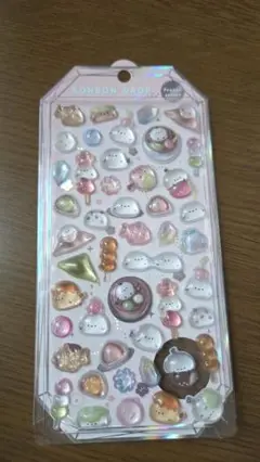 【シマエナガ】ボンボンドロップシール　フローズンシリーズ