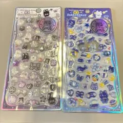 正規品 光るジュエルプチドロップシール しろくろドロップ ほしぞらドロップ