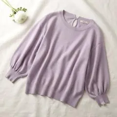 Maglie par ef-de パフスリーブ サマーニット ラベンダー/M相当のサムネイル