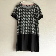 美品【SONIA RYKIEL Collection】黒×グレー・半袖チュニックのサムネイル