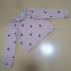 axes femme kids さくらんぼ柄 薄手ニット