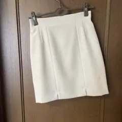 アイボリー タイトスカート ポリエステル100%