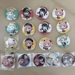 スパイファミリー　缶バッジ　まとめ売り　アーニャ　ロイド　ヨル　ボンド