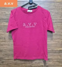 a.v.v MICHEL KLEIN PARIS 半袖Tシャツ ピンクのサムネイル