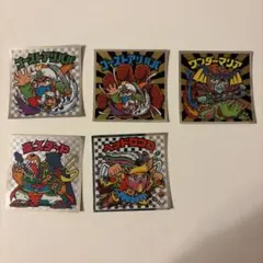 【5枚セット】 悪魔vs天使 ビックリマン秘蔵外伝シール