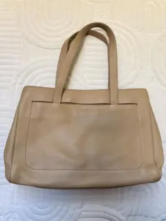 Calvin Klein ベージュレザートートバッグのサムネイル