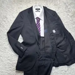 別注 美品 トゥモローランド ピルグリム×ゼニア ツイル 光沢 3P 黒 44