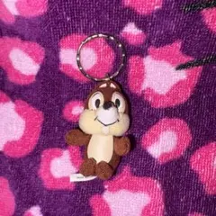 ディズニー チップとデール ぬいぐるみマスコット キーホルダー
