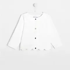 【現行品】jacadi カーディガン ホワイト　6M