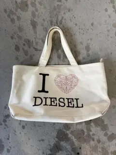 diesel i love tote bag