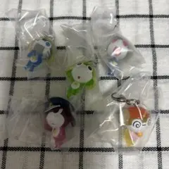 ケロロ軍曹　ちびケロ　めじるしアクセサリー　であります　5種　コンプリート