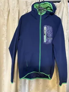 コロンビア タイタニウム フリースジャケット 紺×緑 Lサイズ