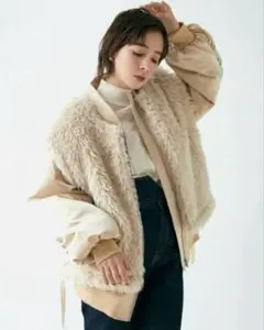 ボアブルゾン フリースジャケット