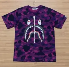 ★激レア★ APE パープルカモ シャーク Tシャツ M kawsのサムネイル