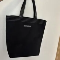 MARY QUANT ブラック トートバッグ