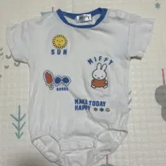 ミッフィー プリントロンパース 80 バースデイ