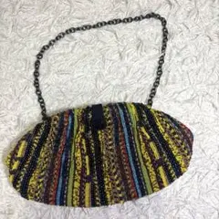 SANTI パーティーバッグ ビジュー付き　クラッチ　バッグ　美品　神崎恵 SANTI パーティーバッグ ビジュー付き クラッチ バッグ 美品 神崎恵