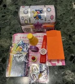 森永製菓 キョロちゃん 魔法缶　宝箱 缶ケース おもちゃセットのサムネイル