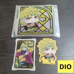 ジョジョワールドQ　アクリルコースター　3部　ディオ　非売品　限定品　ステッカー