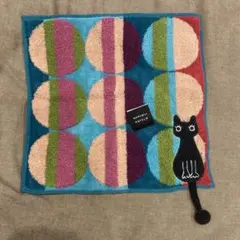 ATSUKO MATANO タオルハンカチ 猫モチーフ