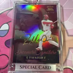 R.マクブルーム選手インサートカード