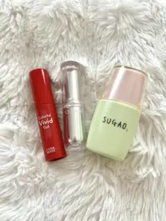 【3点セット】コスメ まとめ売り／エチュードハウス、セザンヌ他（中古）