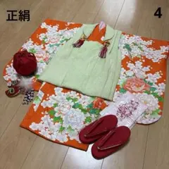 ojama◯様専用七五三正絹鶴柄のしごきと巾着と被布のセット - メルカリ