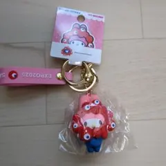 【大阪関西万博限定】サンリオミャクミャクコラボ　マイメロディ キーホルダー