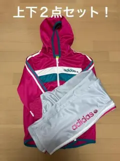 【美品/値下げ可】adidas トレーニングウェア 上下セット（レディース・M）のサムネイル