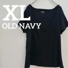 ⭐️571 OLD NAVY ブラック XL 半袖 Tシャツ シンプルのサムネイル